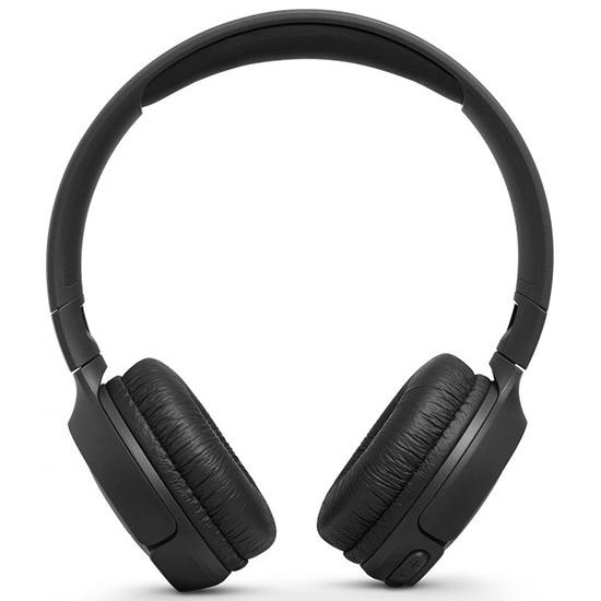 black headphones side view