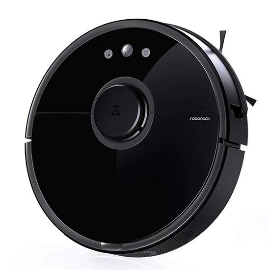 black roborock vacuum cleaner