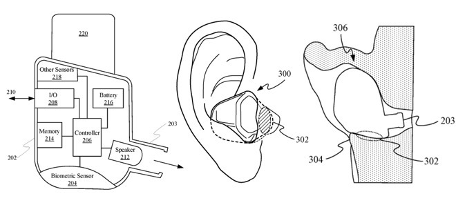 earbud patent drawing