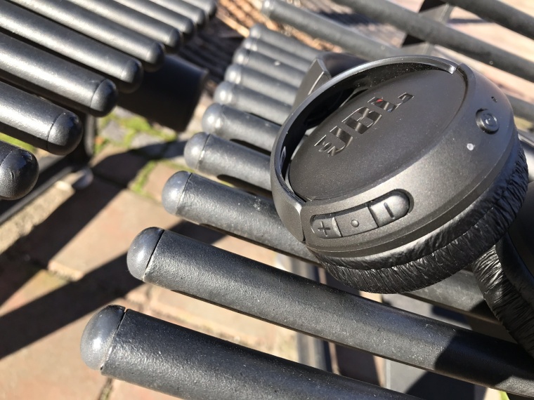 headphones power button closeup