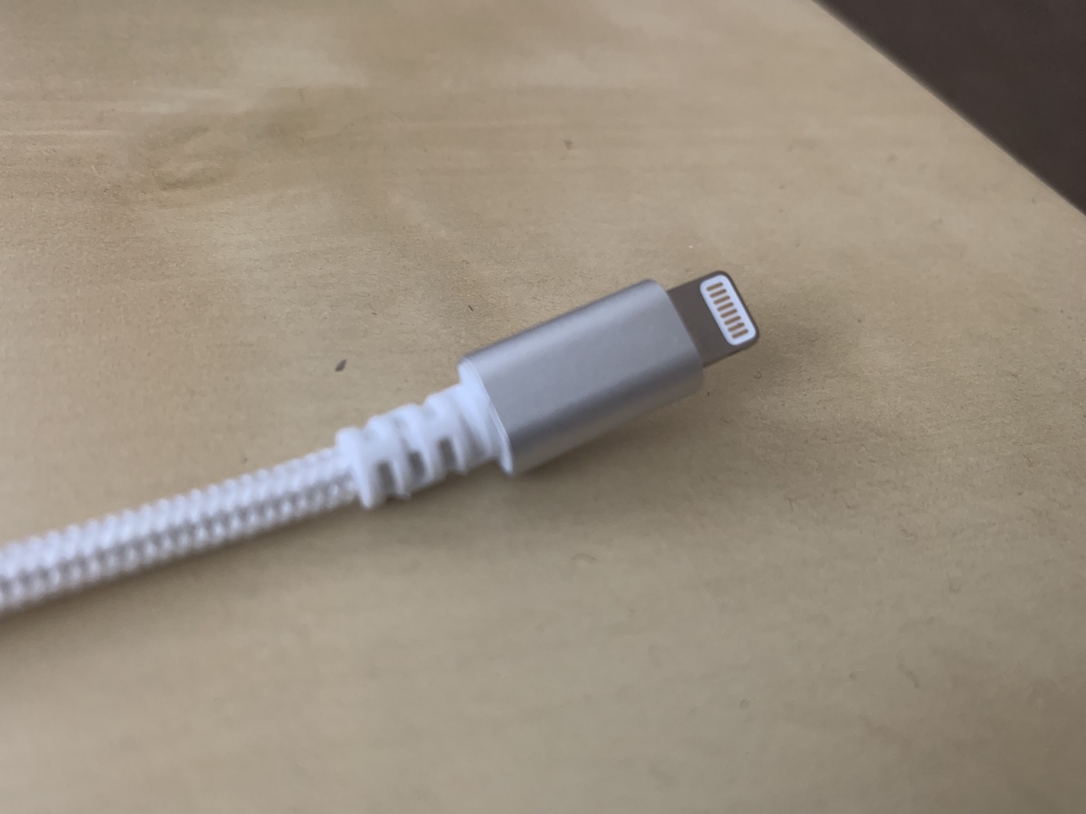 lightning cable detail