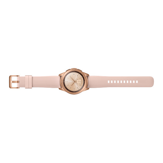 rose gold smartwatch side view