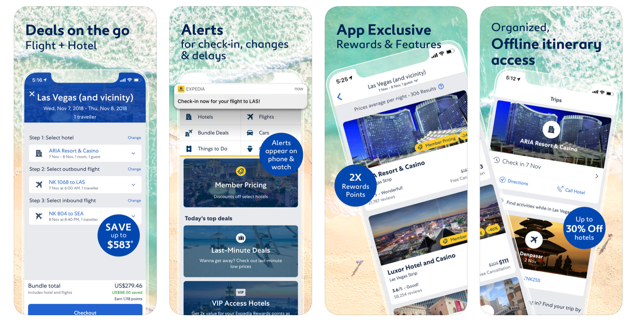 travel app deals alerts