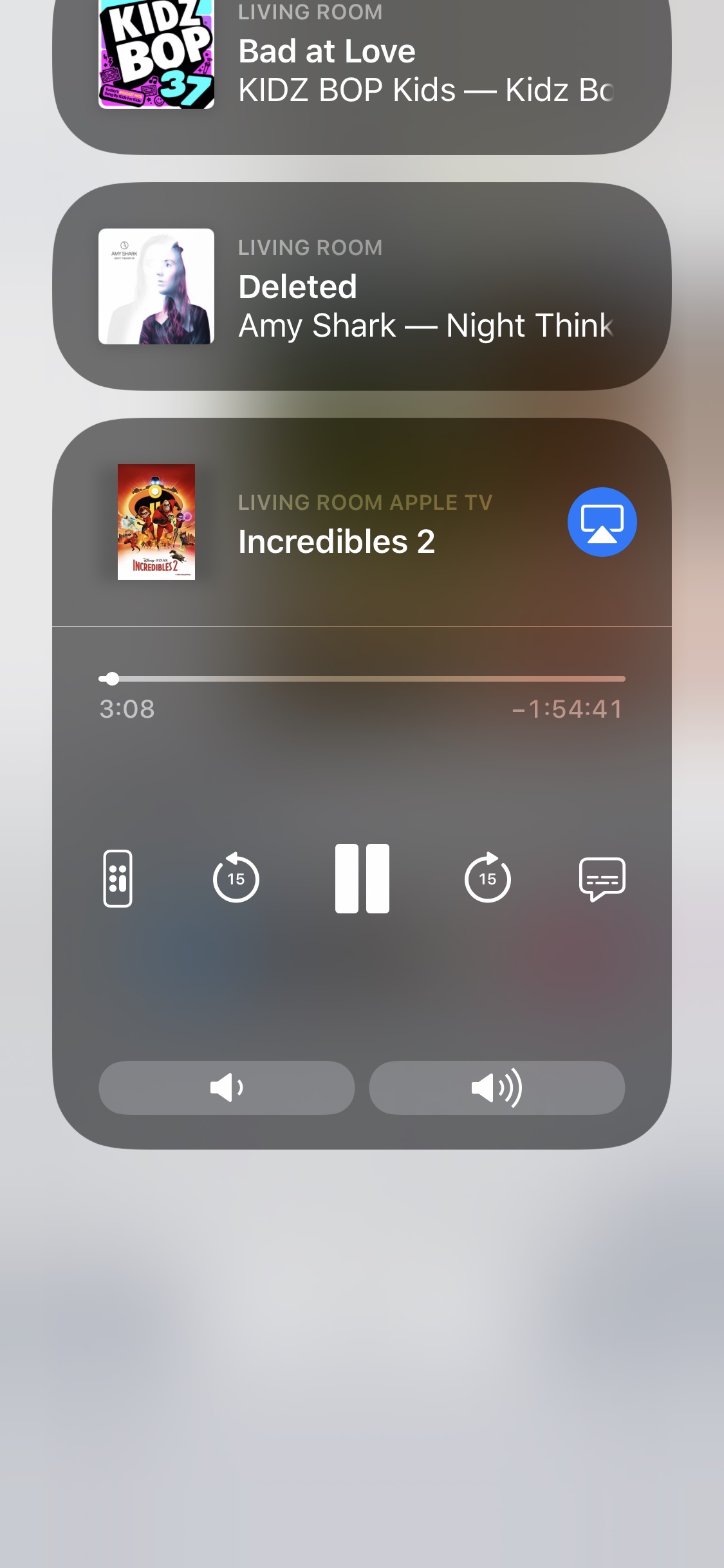 apple tv incredibles 2 playback