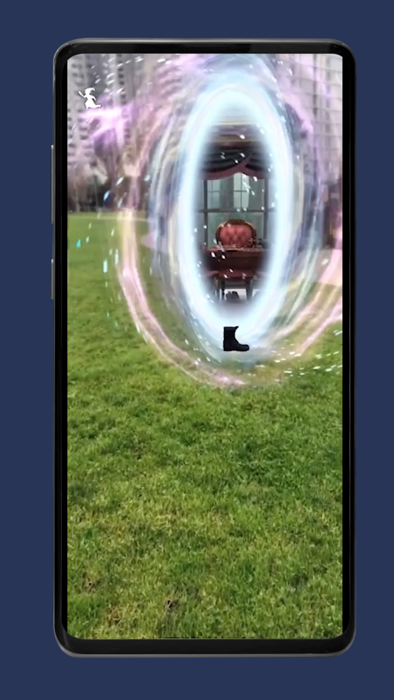 augmented reality portal effect