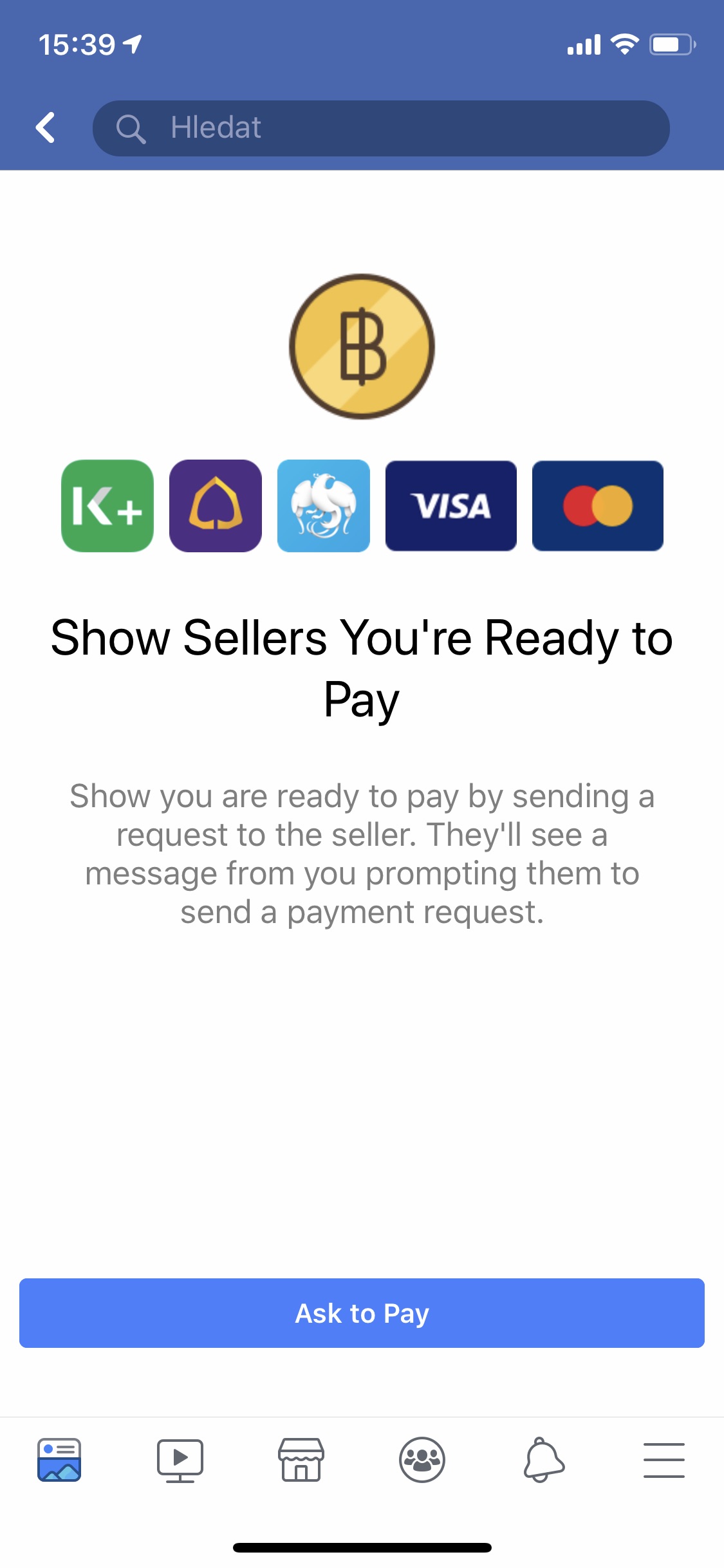 facebook payment options