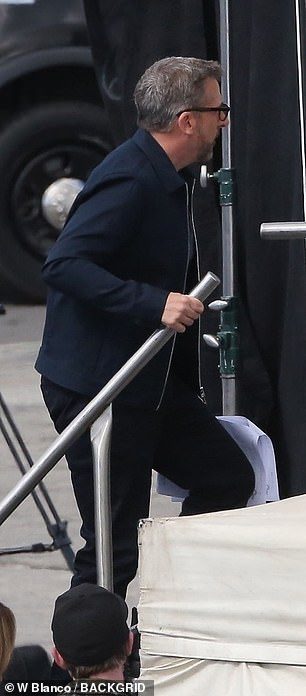 film set crew member side