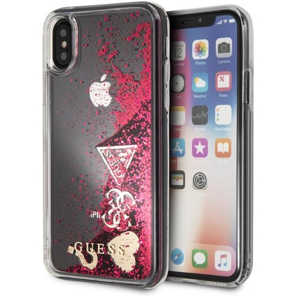 guess iphone case with glitter