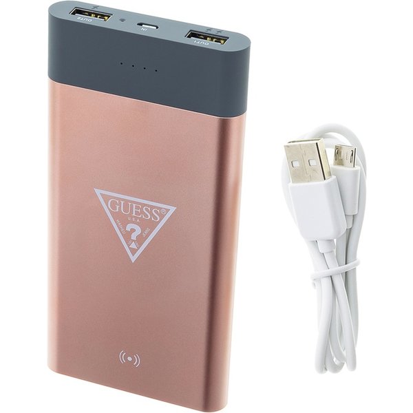 guess power bank with cable