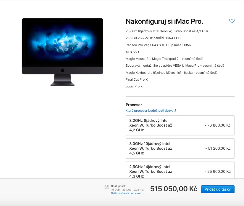 imac pro options