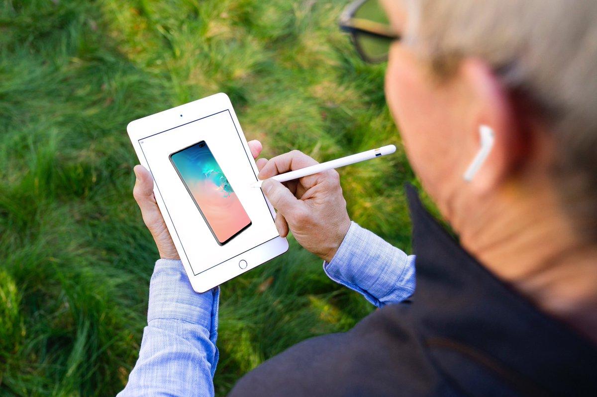 ipad drawing smartphone