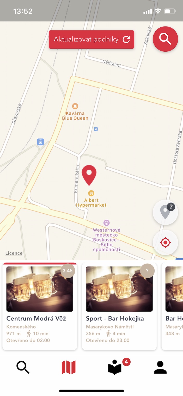 mobile map navigation