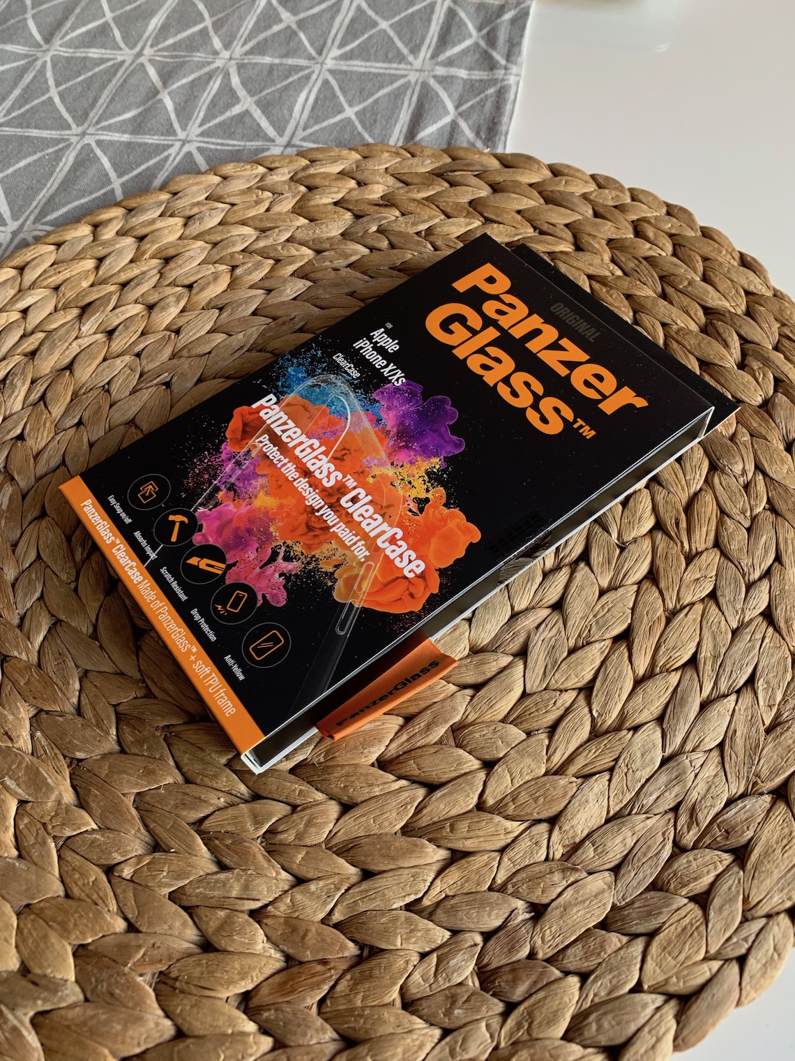 panzerglass clearcase packaging front