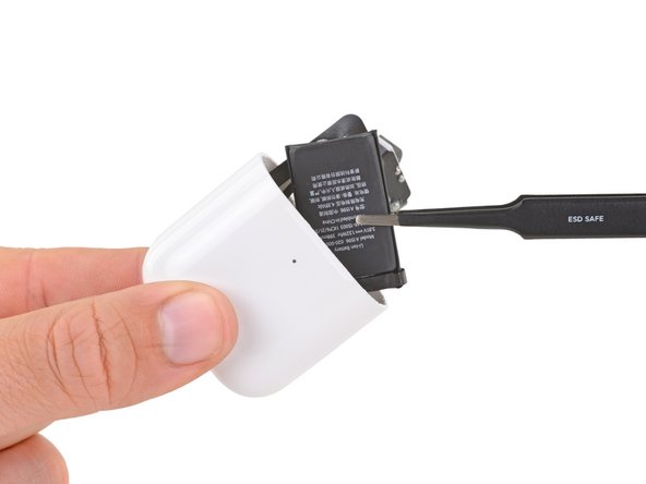 removing battery from earbud case