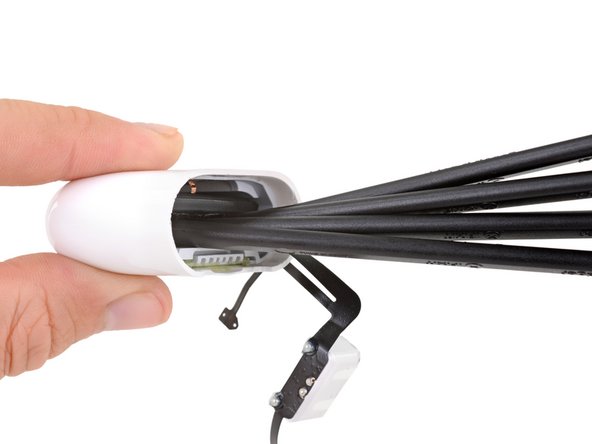 removing cables from earbud case