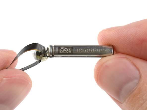 small battery in hand