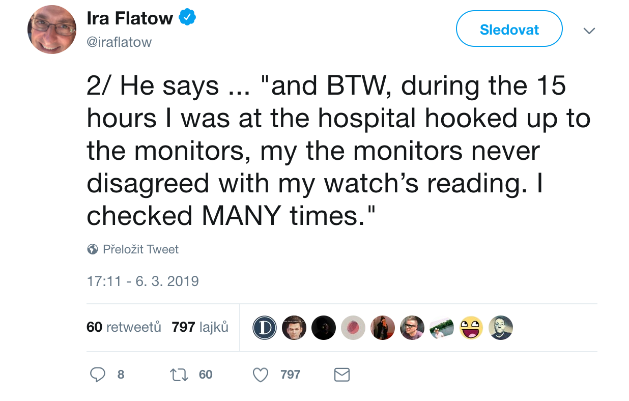 tweet apple watch monitor