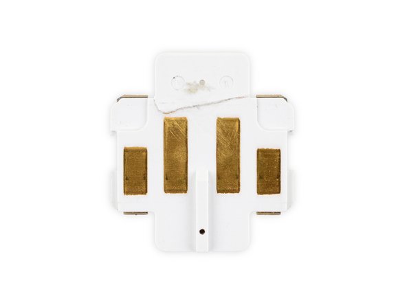 white component with gold connectors
