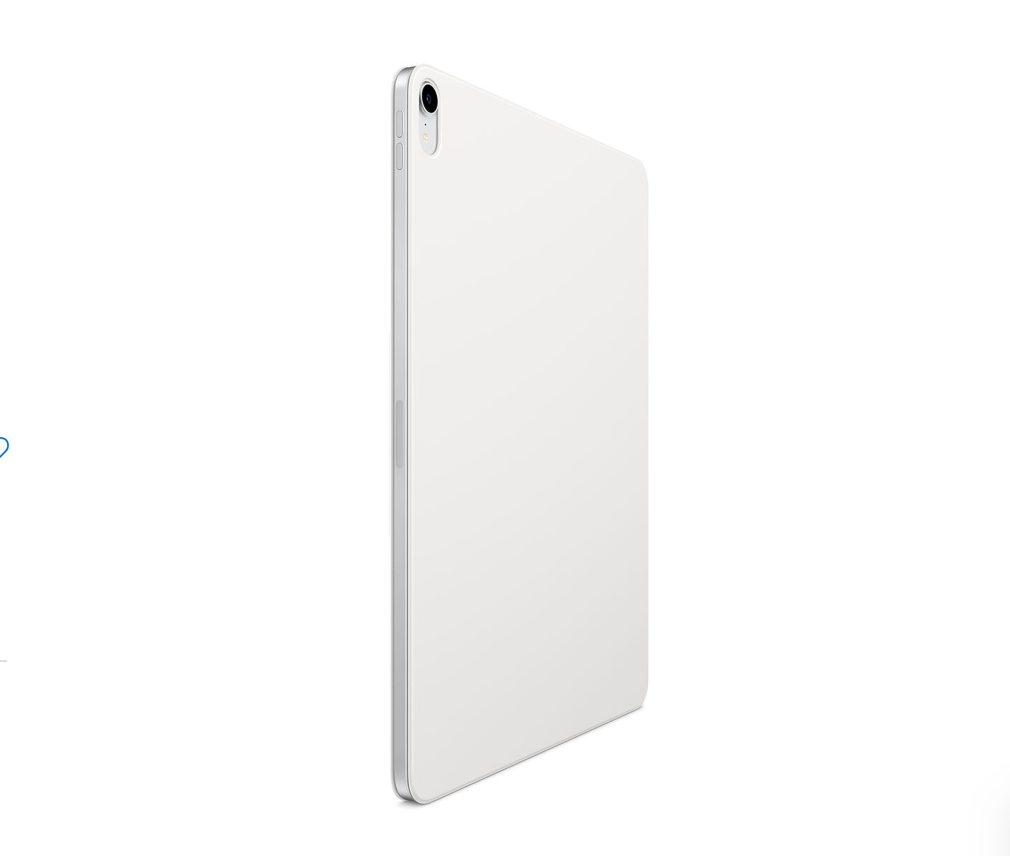 white tablet back view