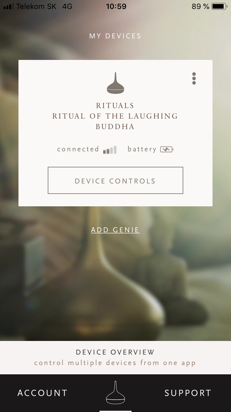 Aplikace rituals Aplikace rituals