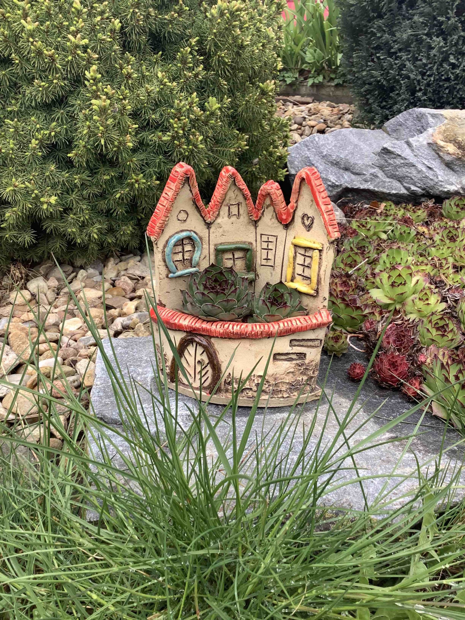 decorative garden pot