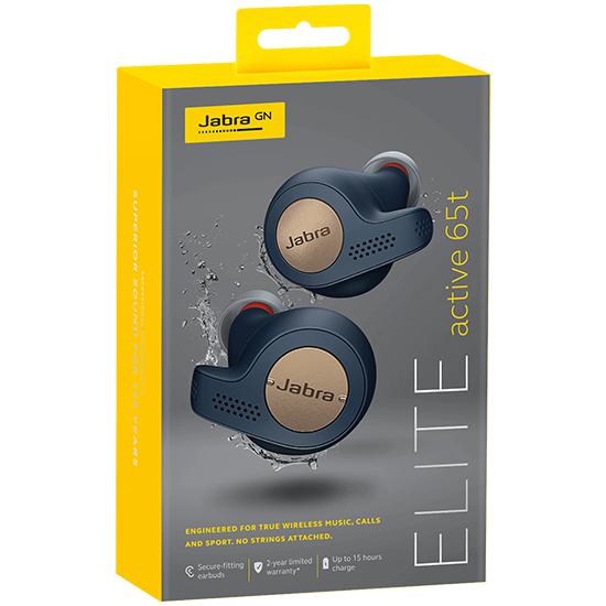 jabra elite 65t silver earbuds