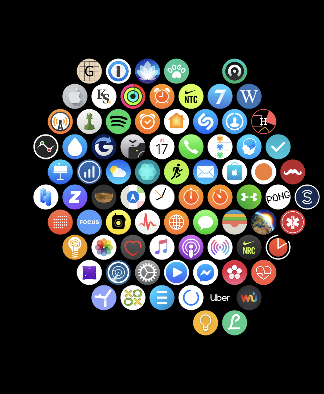 smartwatch app icons