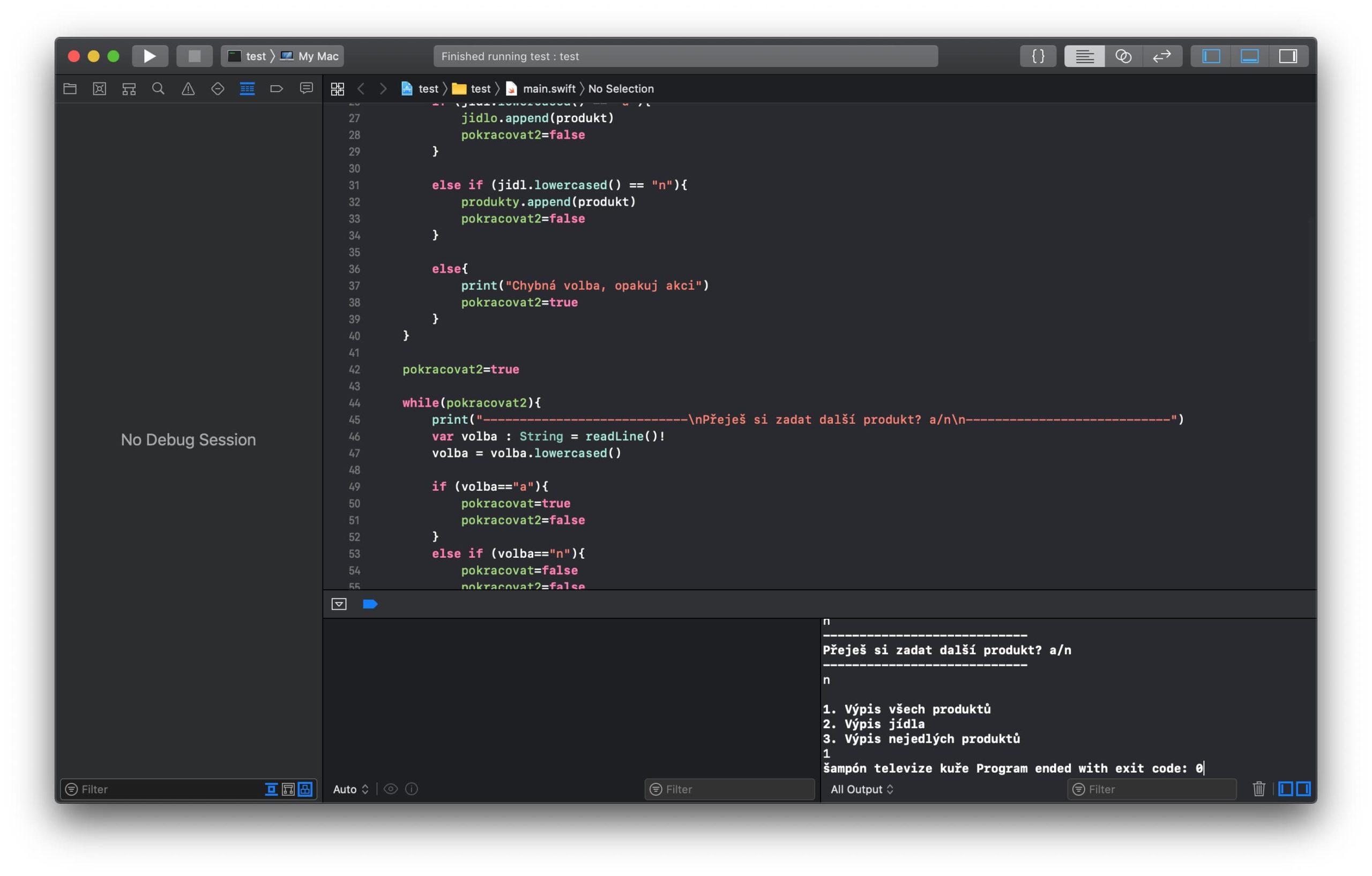 swift program 2