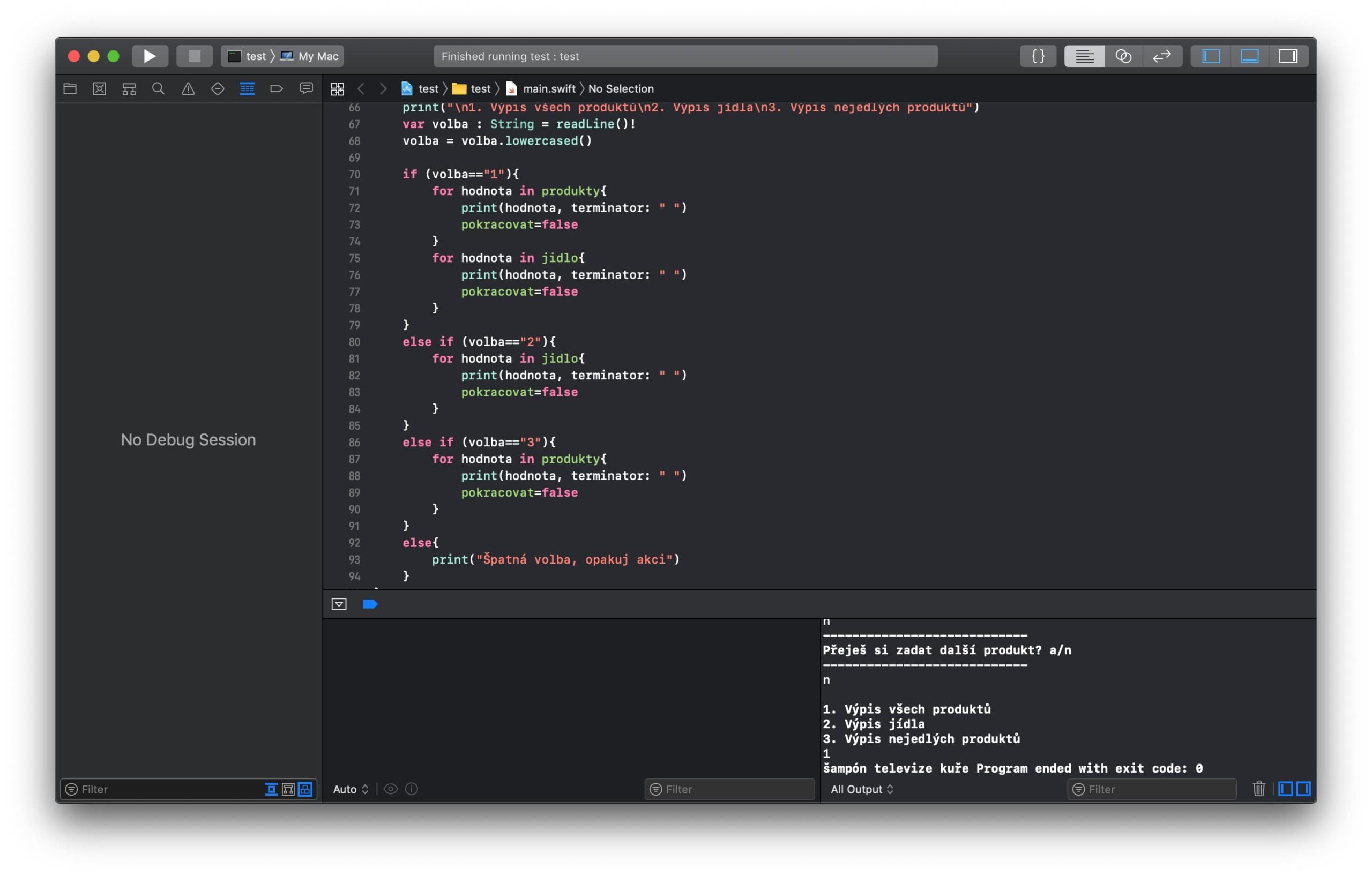 swift program 4