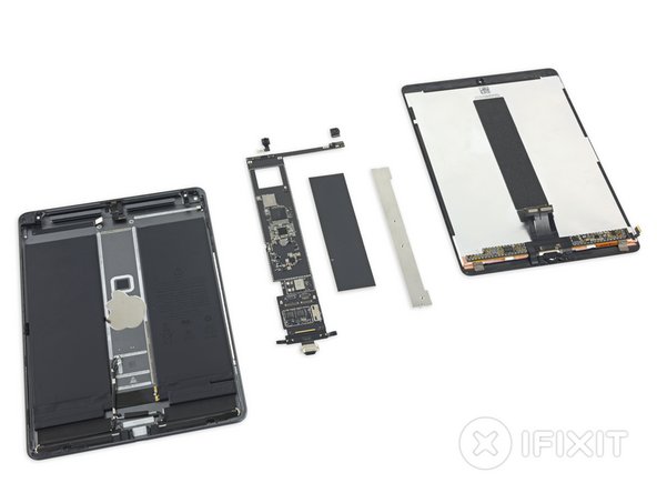 tablet disassembled parts