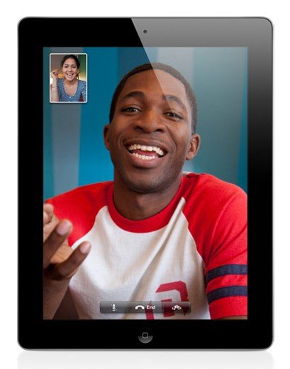 tablet video call interface
