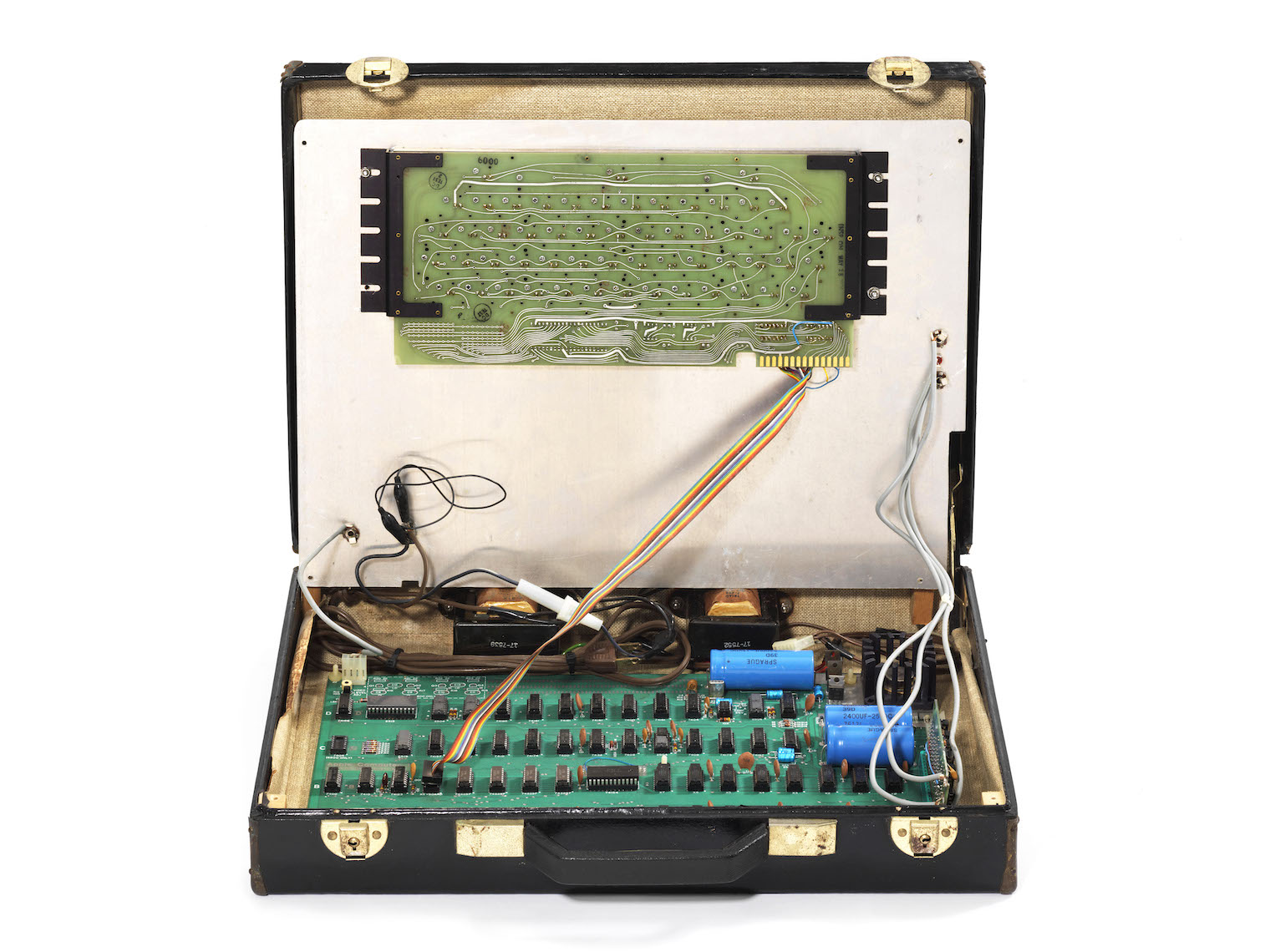 apple 1 computer open case