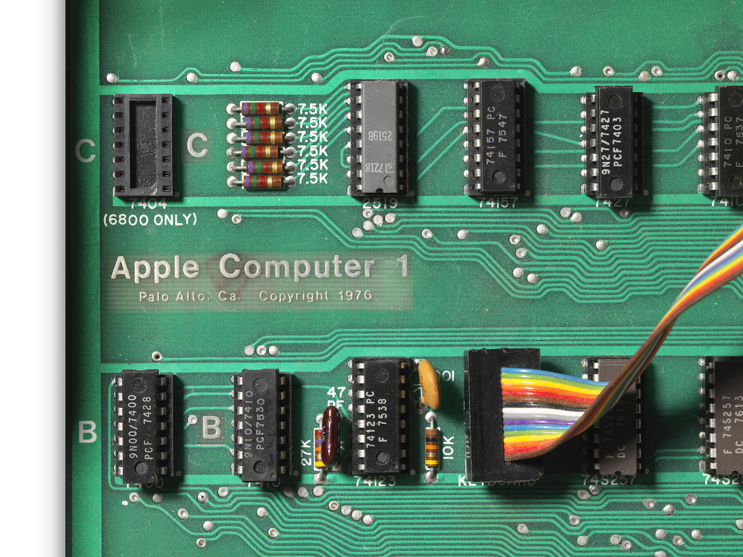 apple computer 1 circuit board