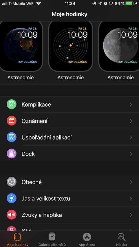 apple watch settings overview