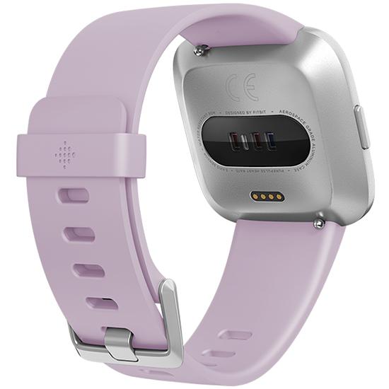 back view smartwatch silver case