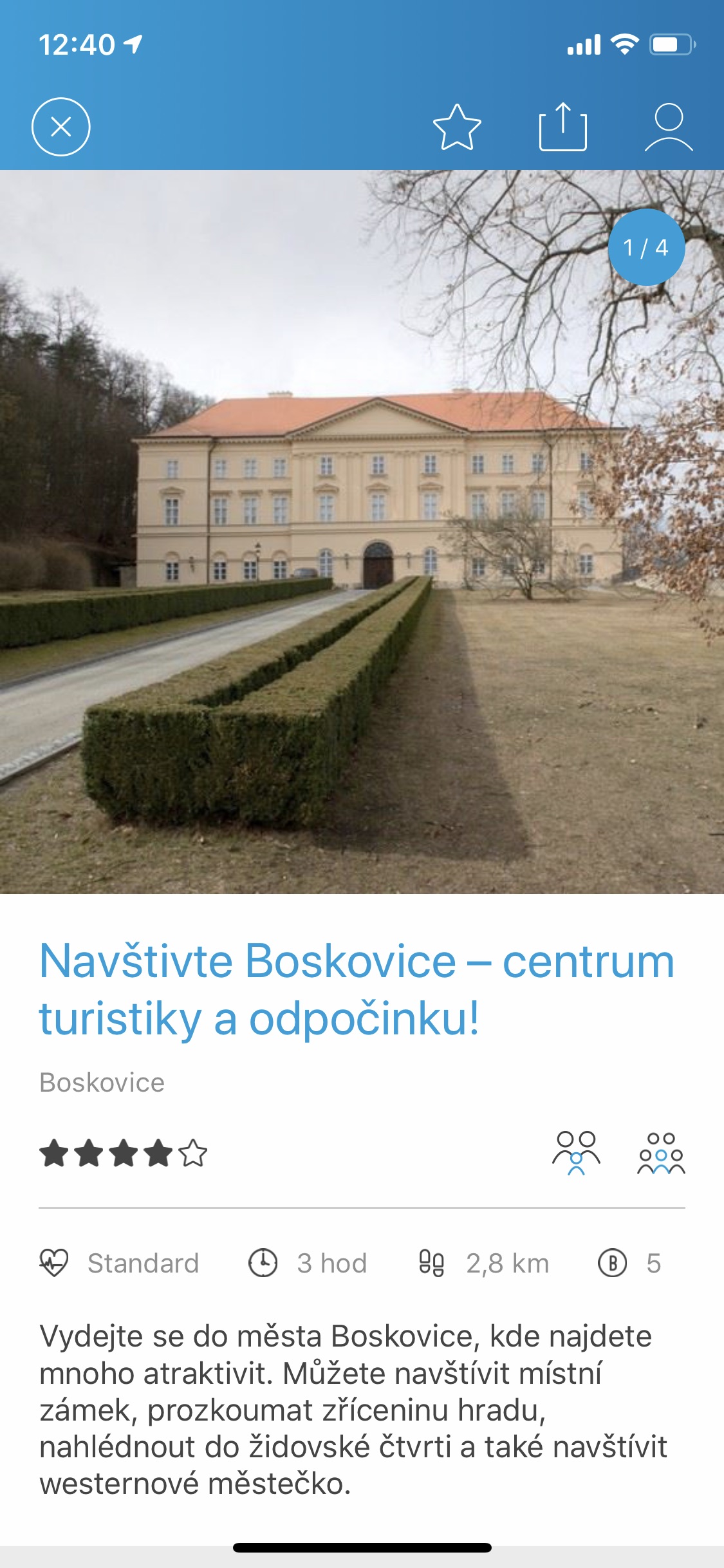 boskovice tourism center