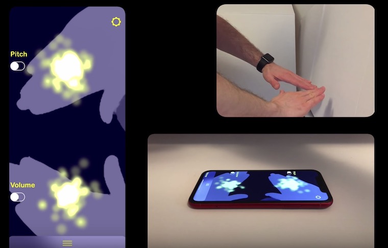 hand gesture app demo