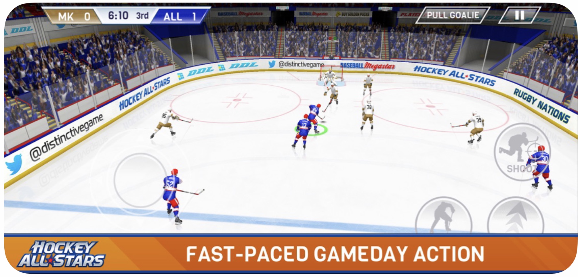 ice hockey gameday action