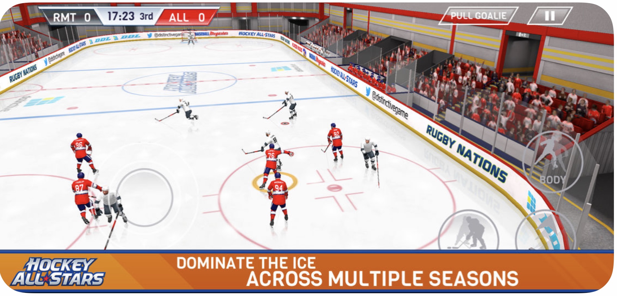 ice hockey multiple seasons