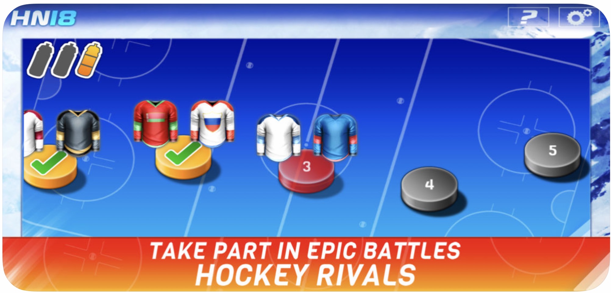 ice hockey rivals battle