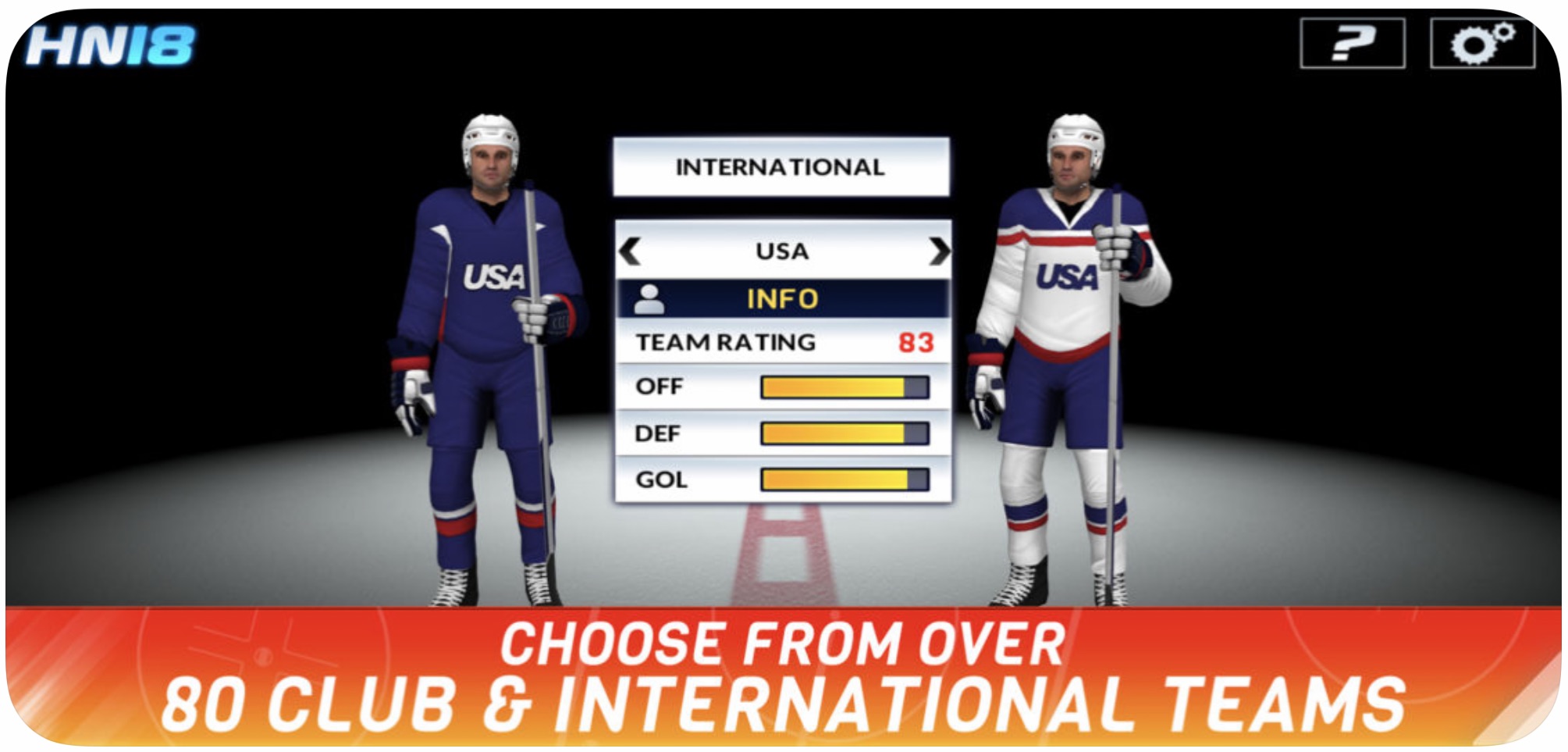 ice hockey team selection
