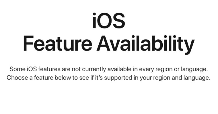 ios feature availability fb