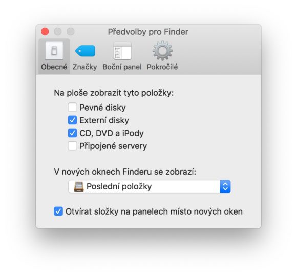 mac finder preferences settings