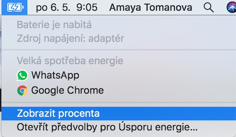 macos battery status menu