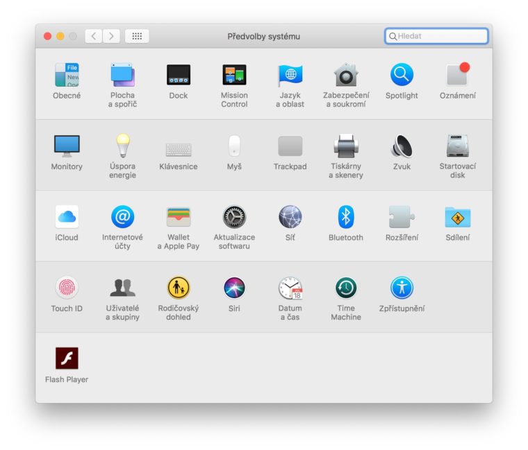 macos system preferences icons