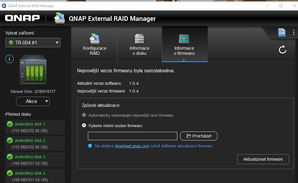 qnap raid manager firmware