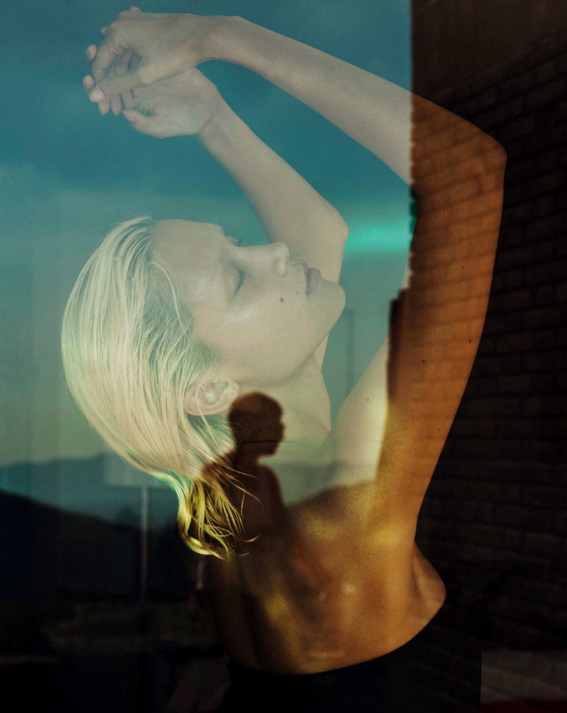 reflection woman artistic portrait