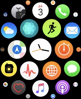smartwatch apps screen