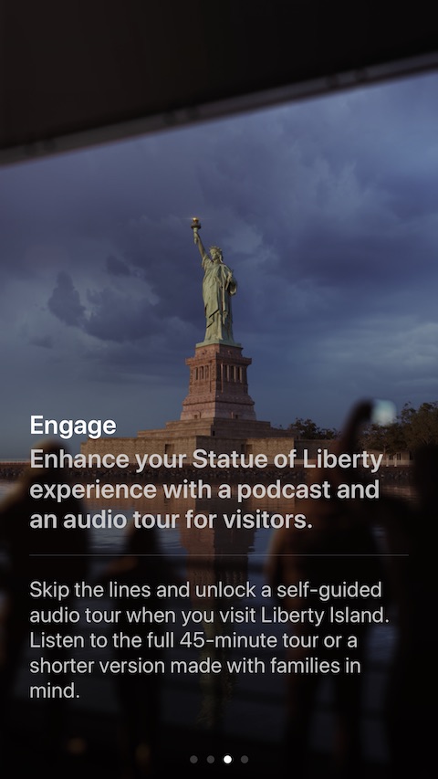 statue of liberty audio tour