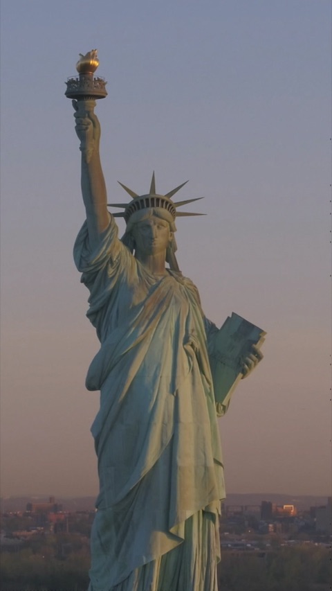 statue of liberty closeup